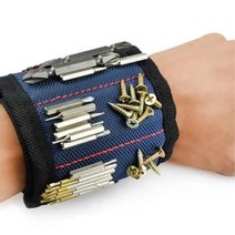 강력 마그네틱 손목 자석밴드 자석6개 나사캐치