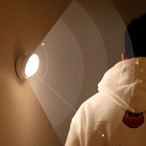 붙이는 아파트 현관 현관문 센서등 교체 신발장 드레스룸 욕실 옷장 스마트 계단 부착형 센스등 다이소 이케아 화장실 주차장 베란다 전등 간접등 간접조명, 옐로우 부드러운 색