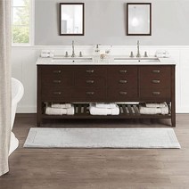 MADISON PARK SIGNATURE Splendor 양면 면 터프트 욕실 러그-3000 GSM 호텔 품질 럭셔리 플러시 하이 파일 매트 흡수성 빠른 건조 샤워실 장식 61x1, Grey