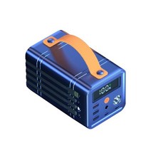 신형 파워뱅크 야외용 대용량 캠핑용 차박 인산철배터리 휴대용 진짜 80000mAh PDW 야외 보조베터리 발전소 외부 배터리 팩 빠른 충전기 노트북 60000mAh, 파란, 파란