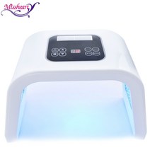얼굴 마사지기 광자 PDT 광역학 페이셜 스킨 케어 마스크 미용 기계 피부 붉은 빛 LED, 04 UK PLUG-7 COLORS