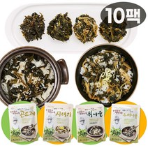 강원도 취나물 유채나물 시래기 곤드레 나물 밥 비빔밥 만들기 골고루 10팩, 단품