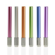 몽당연필깍지 알루미늄 연필뚜껑 홀더 연필익스텐더, 오렌지