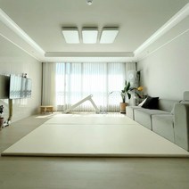 쁘띠메종 더블한판매트 테라조 280X280cm, 테라조베이지X웜그레이