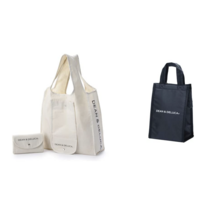 DEAN&DELUCA 쇼핑백 내츄럴 환경 에코백 접이식 경량 가벼운 쿨러백 보냉백 추가 가능