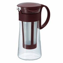 Hario Mizudashi 콜드 브루 커피 포트 1000ml 레드 3859705837, 600 ml