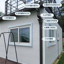 [HN메탈릭] 칼라강판 물받이4M 세트 옵션별 구매가능 지붕공사 빗물받이 금속건축자재, 07홈통고정밴드