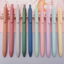 마카롱 검정볼펜 사무용품 학용품 예쁜 판촉볼펜 KK268, 마카롱/핑크