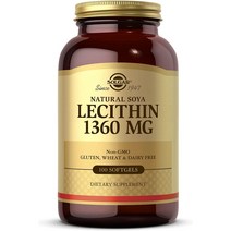 솔가 레시틴 Solgar Lecithin 1360mg 100정 2개