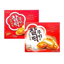 청우 오리지널 찰떡 쿠키 215g x 10개 / 사무실간식 군것질 회사간식 초코과자