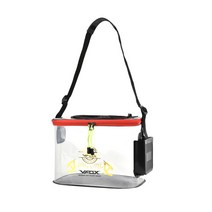 소림피싱 원터치 해루질 투명 살림통 밑밥통 쭈꾸미 문어 새우 살림통 30cm