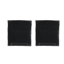 스포츠용품 액세서리 헬멧 턱 패드 대형 메모리 폼 스폰지 스트랩 패딩 교체 라이닝 쿠션 매트 라이너 사, 01 Black 2PC