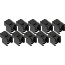 NMT-2001B 10개 랜 RJ-45 케이블 잠금장치 블랙 10개, 본품색상