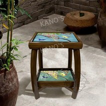 티테이블 사이드테이블 거실 협탁 원목 이동식 탁자 카페 인테리어 간이 소파테이블 빈티지, I