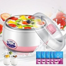 홈 메이드 요거트 만드는 기계 수제 가정용 요구르트 제조기 15W 막걸리 머신 낫토 1L, 03 콘티넨탈요구르트+10소포균 파우더