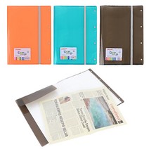 A3클리어파일 화일케이스 종이홀더 문서케이스, 40매