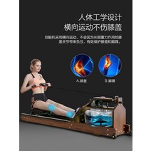가정용 로잉머신 원목 홈트 전신운동 워터 로잉 머신, G