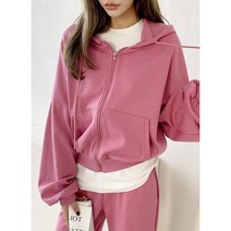 봄신상 /크롭 / 제시집업셋트 / 상하셋트