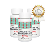 이노헬스앤케어 밀크시슬 리버 컴플리트 65000mg 엉겅퀴 실리마린 60캡슐 3개