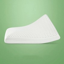 호텔용 베개 업소용베개 모텔 숙소 100 탈라레이 라텍스 베개 침대 베개 뒷면 용 amp 위장 침목 탈착식 면 커버로 어깨 목 통증 완화 tj7161, 하얀, 58x38x10cm