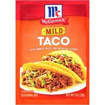 맥코믹 클래식 타코 시즈닝 믹스 패킷 마일드 1oz, 1팩