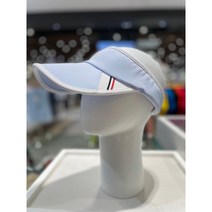 루이까스텔[NC강남] 22S/S LOUIS CASTEL 남성 삼색컬러배색 실리콘 와펜 장식 바이저 캡, 블루