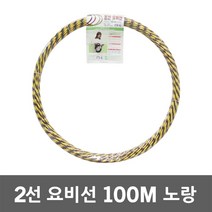 동산 요비선 2선 100M 노랑 로비선 산업용 인입선 국산 전기배관 작업요비선 공구설비 입선작업 전선와이어 전선인입공구 배관인입선 파이프요비선 전선자재 작업안내선 전기공구 전설 배