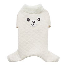 도그도그 [도그도그] 올인원누빔곰돌 강아지옷 강아지바지, 아이보리