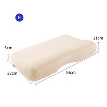 템퍼 테이플 메모리폼 베개 오십견베개 종결베개 수험생베개 베개전문점 실프베개 경락베개 불면증베개 에어볼베개 목디스크에 좋은 베개 언니베개, 베이지 M사이즈(54x32x11  6cm)
