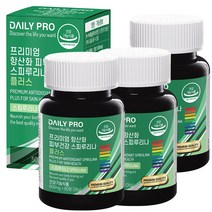 데일리프로 프리미엄 항산화 피부건강 스피루리나 플러스, 60정, 3개