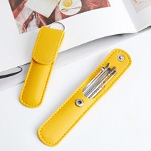 6Pcs 귀 청소기 왁스 제거 도구 키트 귀지 리무버 큐렛 픽업 청소 클렌저 스푼 스테인레스 스틸 Earpick, AE) Yellow_CN