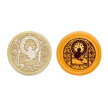 비즈 실링 왁스 도장 고양이 왁스 인감 스탬프 만화 씰링 헤드 카드 봉투 청첩장 선물 포장 스크랩북, 02 Fantasy Cat