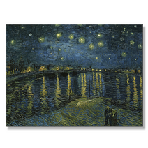 피노마켓 명화 캔버스 액자[고흐- 2. 아를의 별이 빛나는 밤]