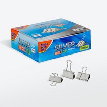 [알파] 더블클립 실버 19mm(소), [2367471]옵션없음