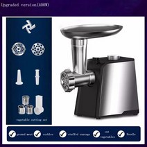 전기 고기분쇄기 고기 무거운 스테인리스 스틸 소시지 음식 프로세서, 12.upgrade  400W - 220-240V -