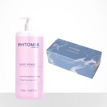 피토메르 로제비자쥐 토너 1000ml+1/2코튼패드80매 프랑스 장미수 워터 스킨 예민 민감 수분 토너 메이크업 리무버 클렌징, 피토메르 화장솜 80매