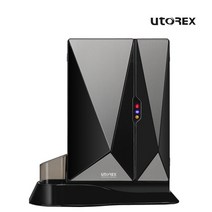 유토렉스 양문형 칫솔살균기 UTC-70D, UTC-70DB, 블랙