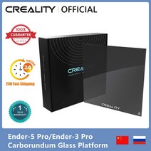 CREALITY-유리 Ultrabase 가열 침대 빌드 표면 유리 플레이트 Ender-3/Ender-3 V2/Ender-3 프로/Ender-3S 235x235mm, [01] 235X235mm