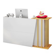 접수 데스크 테이블 포스대 옷가게 카운터 매장 상담, 60cm 따뜻한 실버 바 60x35x90cm