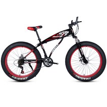 24 27단 광폭타이어4.0 산악자전거 입문용 MTB자전거, 27단 푸른 상어 특별 가격 26인치