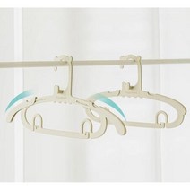 아기 유아 키즈 아동용 청소년 길이조절 옷걸이 고리, 핑크 10개입, 핑크 10개입