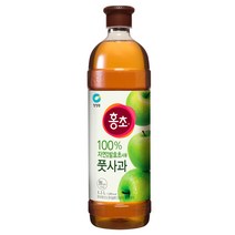 청정원 홍초 풋사과, 3개, 1.5L