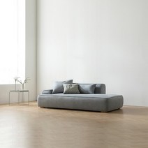 [비밀가격] 버즈가구 마일리 3인용 스타일클린 워셔블 패브릭 소파 BS9036, 라이트그레이 [BS9036-1]/앉아서 우형