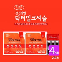 간이 피곤할때 아플때 먹는 아침 피로 해소 밀크씨슬 추천 간수치 비알콜성 알콜성 지방간 간보호제 간기능 개선 보조제, 2BOX(4개월분)