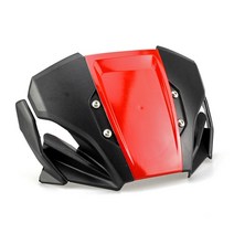 오토바이 앞 유리 전면 스크린 윈드 디플렉터 액세서리 혼다 CB650R 2019 R, 03 Red, 03 Red