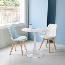 웰퍼니쳐 시에라 포세린 세라믹 6인 식탁세트 방문설치, 화이트+블랙(식탁),베이지+그레이(의자)