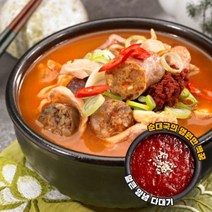 술안주 국물진한 얼큰양념 순대국 700g 맛있는밑반찬, 1개