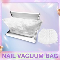 목공집진기 싸이클론집진기 가정용 이동식 소형 네일 집진기 13510pcs 네일 집진기 가방 흰색 부직포 교체 가방 매니큐어 아트 먼지 흡입 기계 네일 아트 장비, 5개