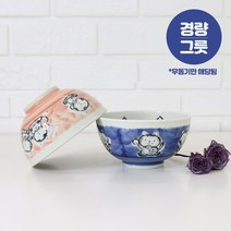 나고미도자기 캐릭터식기 마네키네코 가정식 홈세트, 우동기 핑크