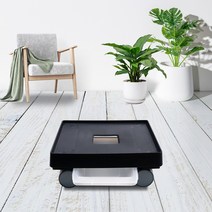 인테리어 정사각 이동식 화분 받침대 모던베이직, 반타블랙